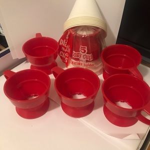 Vintage Solo Cozy Cups Red